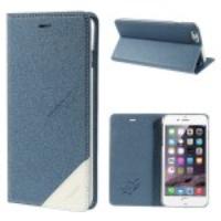 TS-CASE Leather Case Cover with Closing Magnet for iPhone 6 Plus - Blue