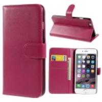 Flip Wallet Leather Stand Case for iPhone 6 Plus - Rose