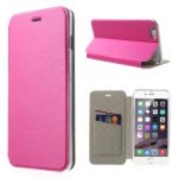 Brushed Leather Flip Case for iPhone 6 4.7 Inch - Rose