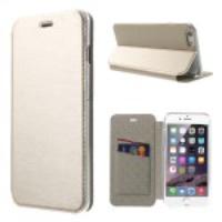 Brushed Leather Flip Case for iPhone 6 4.7 Inch - Champagne