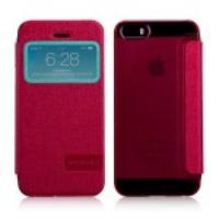 MOMAX Flip View Leather Protective Case for iPhone 5 5s - Rose