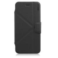 ENKAY Folio Origami Stand Leather Case for iPhone 6 - Black