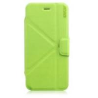 ENKAY Folio Origami Stand Leather Skin Case for iPhone 6 - Green