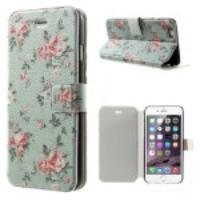 Pretty Flowers Magnetic Leather Stand Case Cover for iPhone 6