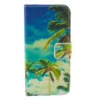 Palm Tree Flip Wallet Stand Leather Case for iPhone 5s 5