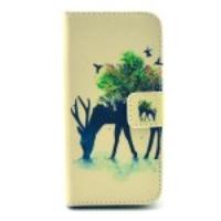 Unique Deer Wallet Leather Stand Case for iPhone 5s 5