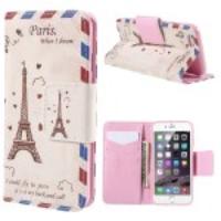 Eiffel Tower Wallet Stand Leather Case for iPhone 6 (4.7 inch)