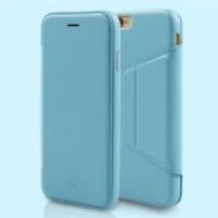 MOSHUO Leather Case Cover with Stand for iPhone 6 4.7 - Blue