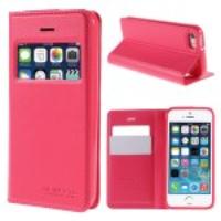 NEWSETS MERCURY SNT Series Leather Case for iPhone 5 5s - Rose