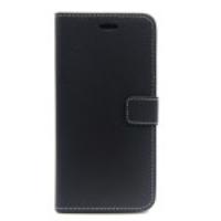 Litchi Skin Wallet Leather Stand Case for iPhone 6 Plus - Black