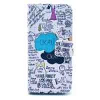 Flip Leather Protective Case for iPhone 5c - Cartoon