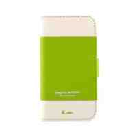 K.WIN Magnetic Flip Leather Case with Stand for iPhone 5 - Green