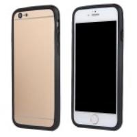 For iPhone 6 4.7 inch Backless TPU Bumper Case - Black