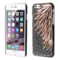 Crystal & Rhinestone Hard Plastic Case for iPhone 6 - Black