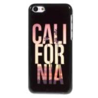 Alphabets California Metal Skin Hard Case Shell for iPhone 5c