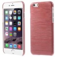 Glossy Outer Brushed Inner Plastic Case for iPhone 6 - Red