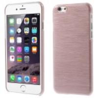 Glossy Outer Brushed Inner Plastic Case for iPhone 6 - Pink