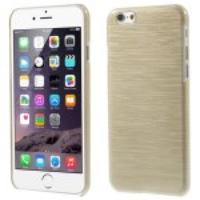 Glossy Outer Brushed Inner Plastic Case for iPhone 6 - Gold