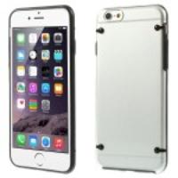 TPU Edge and Crystal PC Case for iPhone 6 - Black