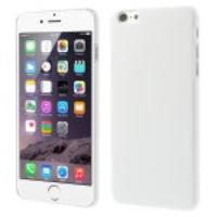 Rubberized Hard Plastic Case for iPhone 6 Plus 5.5 inch - White