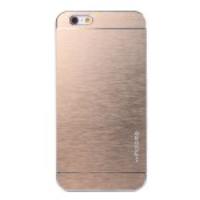 Brushed Aluminum Skin Hard Case for iPhone 6 Plus - Champagne