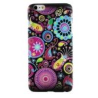 For iPhone 6 Plus Hard Plastic Case - Paisley Flowers