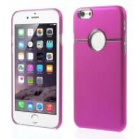 Electroplating Rubberized Hard Plastic Case for iPhone 6 - Rose