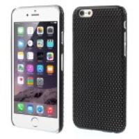 Hollowed Mesh Plastic Case for iPhone 6 - Black