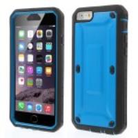 Silicone & PC Robot Hybrid Case for iPhone 6 4.7 Inch - Blue