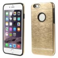 Aluminium Alloy & Silicone Combo Shield Case for iPhone 6 - Black/Gold