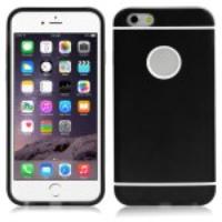 ENKAY TPU + PC Hybrid Case for iPhone 6 Plus - Black