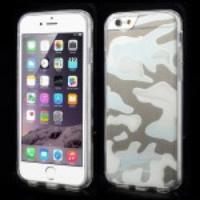 Camouflage Pattern for iPhone 6 Plus Acrylic + TPU Hybrid Case - Transparent