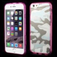 Rose for iPhone 6 Plus Camouflage Pattern Acrylic + TPU Shell Case