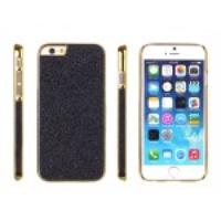 Flash Powder Plastic Case for iPhone 6 5.5-inch - Black