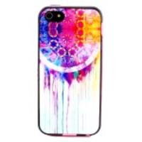 For iPhone 5s 5 Removable PC Frame + TPU Case - Watercolor Dreamcatcher