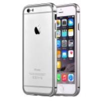 COMMA Armor Bumper Aluminum and TPE Case for iPhone 6 - Silver