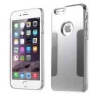 Blade Design Metal Brushed Hard Case for iPhone 6 Plus - Silver