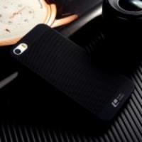 LOOPEE Hard Case for iPhone 5 / 5S Hollow Mesh Pattern - Black