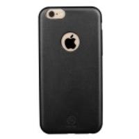 MOSHUO Temperament Leather Coated Phone Case for iPhone 6 Plus - Black