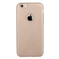 MOSHUO Temperament Leather Coated Phone Case for iPhone 6 Plus - Champagne