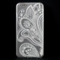 Paisley Flowers Translucent Hard Case for iPhone 6 Plus