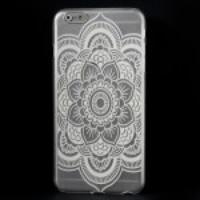 Charming Flowers Translucent Hard Protective Case for iPhone 6 Plus