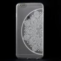 Unique Flowers Translucent Hard Case Shell for iPhone 6 Plus