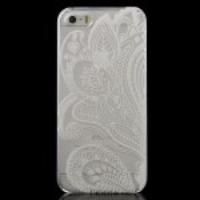 Paisley Pattern Clear Plastic Case for iPhone 5 / 5s