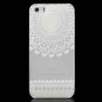 Flower Pattern Clear Back Case for iPhone 5 / 5s