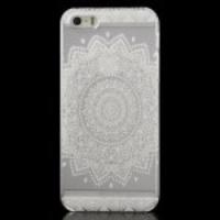 Characteristic Flower Clear Back Case for iPhone 5 / 5s