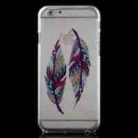 Tribal Feathers Translucent Hard Case Cover for iPhone 6s / 6