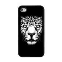 Plastic Back Phone Case for iPhone 4 4s - Leopard