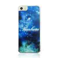 For iPhone 5 5s Plastic Phone Case - Space Pattern