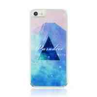 For iPhone 5 5s Hard Plastic Case - Triangle and Paradise